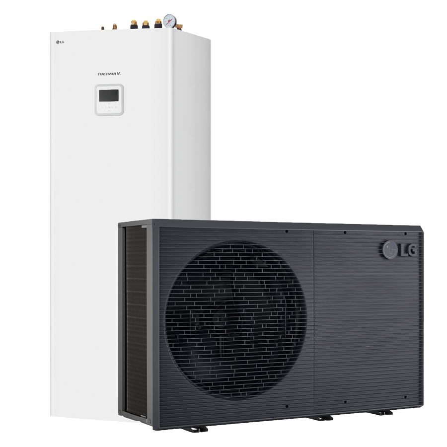 LG Wärmepumpe mit Hub-Tower