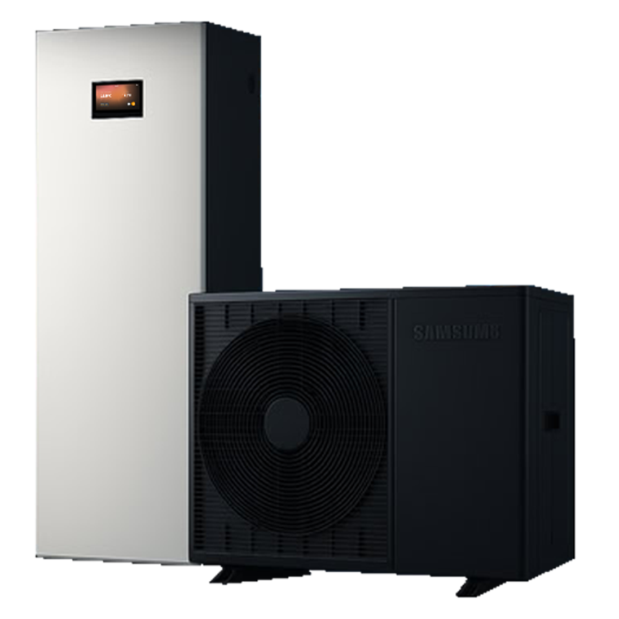 Samsung Wärmepumpe mit ClimateHub-Tower